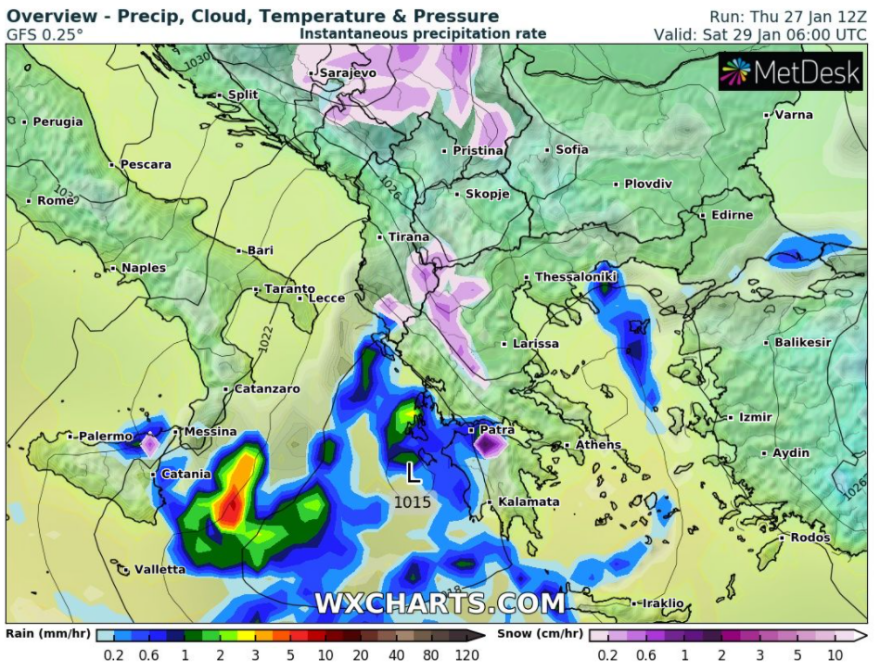 Καιρός: Ηλιοφάνεια σήμερα, έρχεται νέα κακοκαιρία το Σάββατο - Κίνδυνος για πλημμύρες