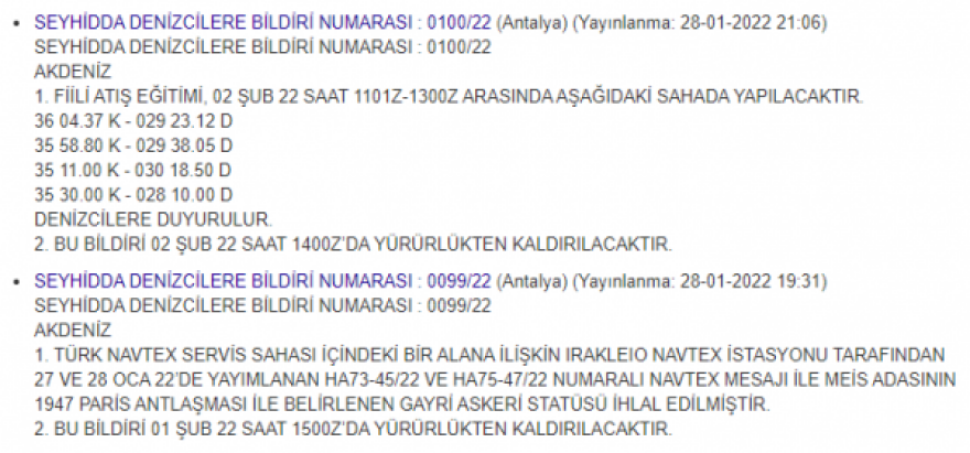 Προκαλεί πάλι η Τουρκία με NAVTEX για ασκήσεις κάτω από το Καστελόριζο