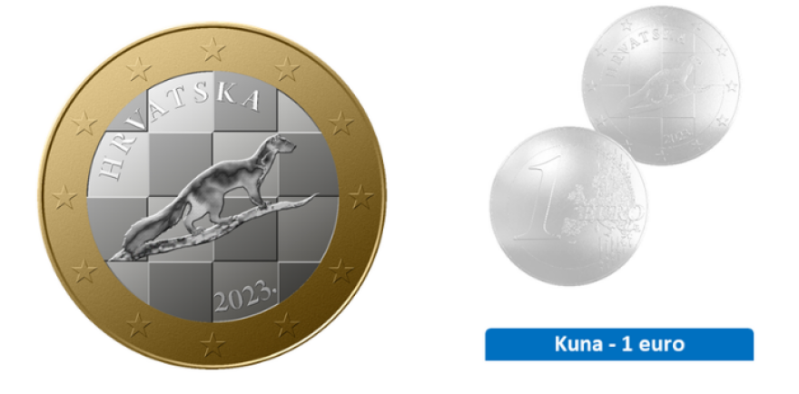 Η Κροατία αποσύρει το... κουνάβι από το νόμισμα του ενός ευρώ - Δείτε φωτογραφίες
