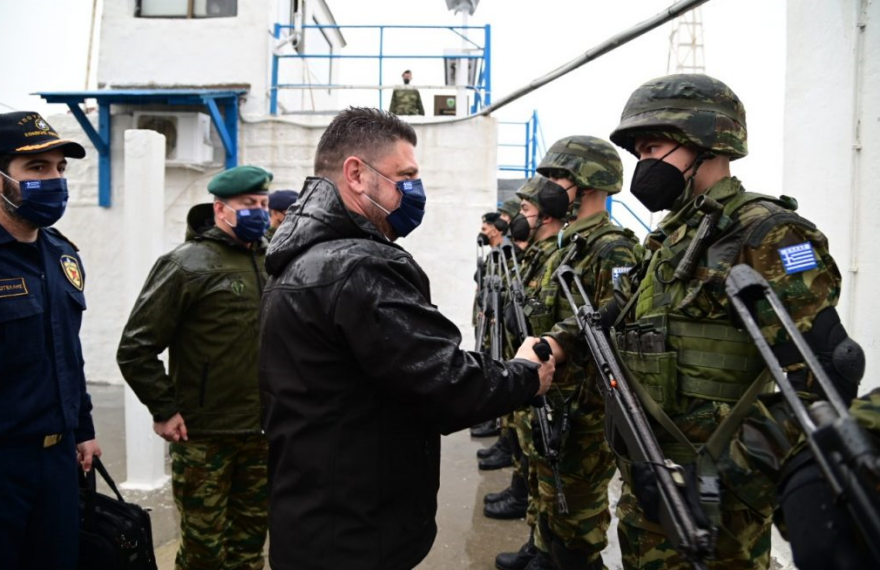 Χαρδαλιάς: Με επίσκεψη σε μονάδες και επιτηρητικά φυλάκια σε Σύμη και Κω έκλεισε την περιοδεία του