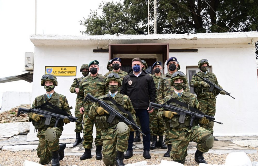 Χαρδαλιάς: Με επίσκεψη σε μονάδες και επιτηρητικά φυλάκια σε Σύμη και Κω έκλεισε την περιοδεία του