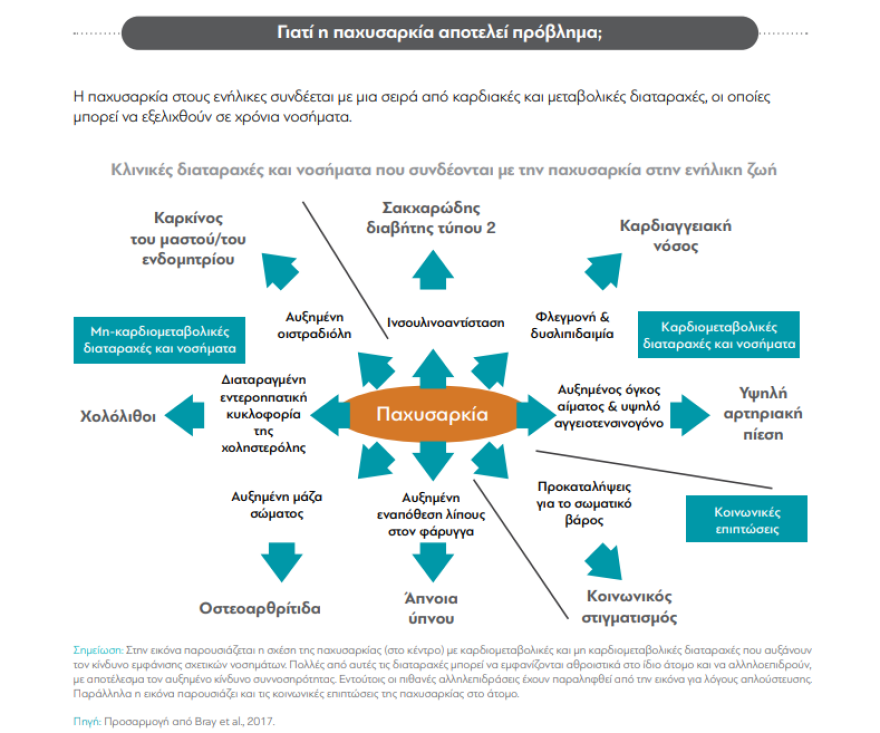 Αποκαλυπτικά στοιχεία: Δύο στους τρεις Έλληνες άνω των 18 είναι υπέρβαροι ή παχύσαρκοι