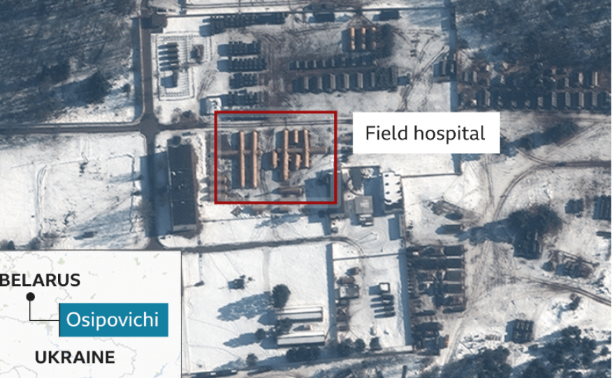 Ουκρανική κρίση - Eικόνες από δορυφόρο ανατρέπουν τους ισχυρισμούς του Κρεμλίνου: Αυξημένες οι δυνάμεις στα σύνορα με την Ουκρανία 