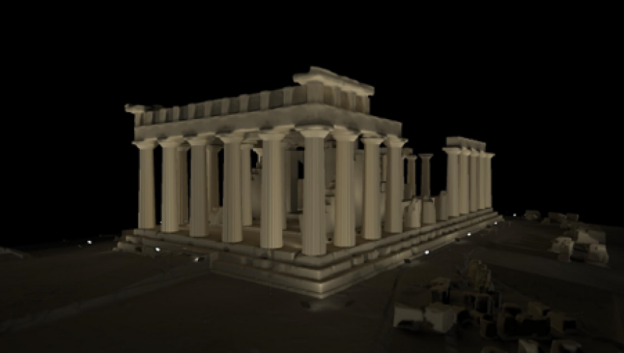 Ο Ναός της Αφαίας στην Αίγινα φωτίζεται στα πρότυπα της Ακρόπολης - Δείτε φωτογραφίες