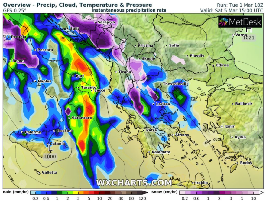 Καιρός: Άστατος ο καιρός το τριήμερο της Καθαράς Δευτέρας - Δείτε την σημερινή πρόγνωση 