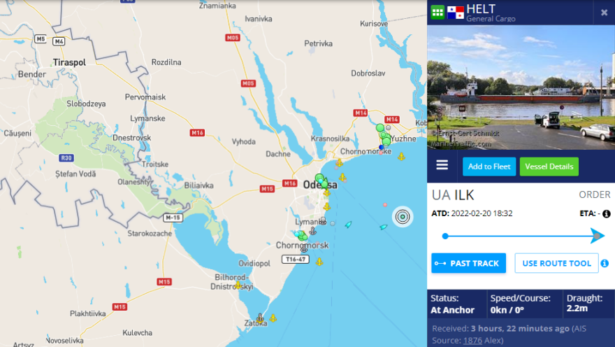 Πόλεμος στην Ουκρανία: Εσθονικό πλοίο βυθίστηκε ανοικτά της Οδησσού