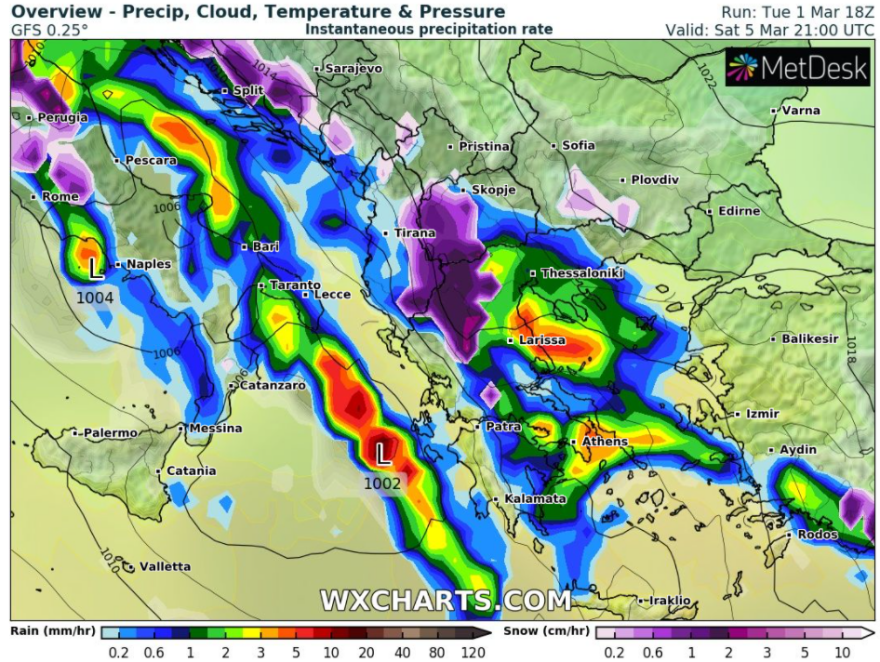 Καιρός: Επιδείνωση το τριήμερο της Καθαράς Δευτέρας - Δείτε την σημερινή πρόγνωση