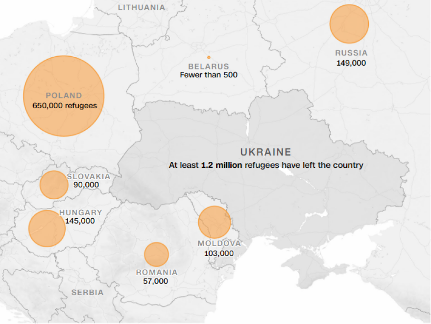 Πόλεμος στην Ουκρανία: Πάνω από 1,2 εκατ. πρόσφυγες - Γυναίκες και παιδιά φτάνουν στη Γερμανία (φωτογραφίες)