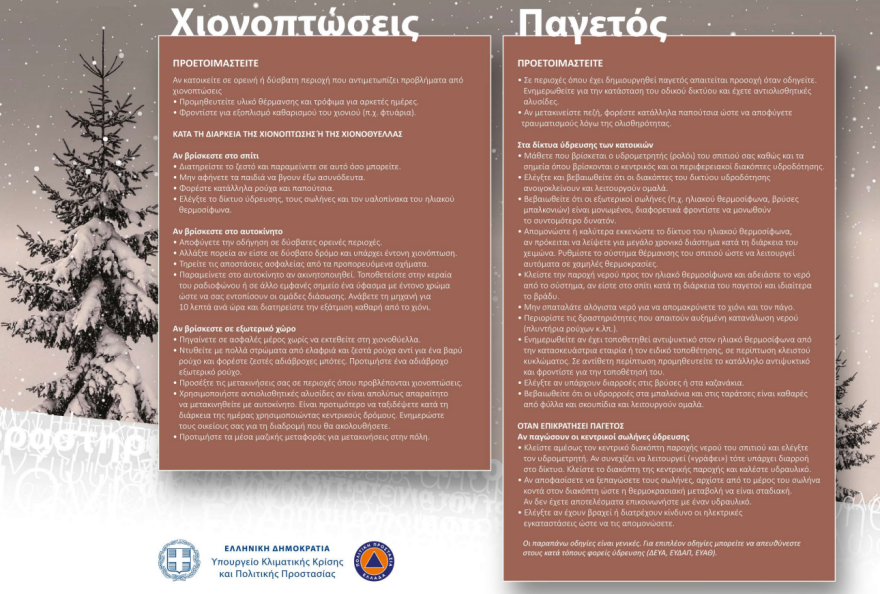 Κακοκαιρία «Φίλιππος» - Καιρός: Κλειστά σχολεία στα βόρεια προάστια και σε περιοχές της Ανατολικής και Δυτικής Αττικής