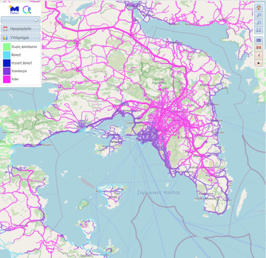 Καιρός - Κακοκαιρία «Φίλιππος»: Έρχεται χιονιάς στην Αθήνα, δείτε πού χιονίζει τώρα