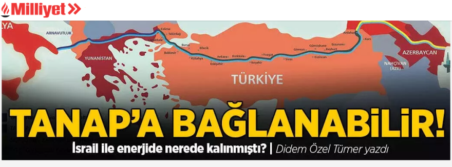 Τουρκικά ΜΜΕ: Σενάρια συνεργασίας με Ελλάδα και Ισραήλ για το φυσικό αέριο