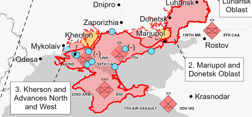 Πόλεμος στην Ουκρανία: Ο Πούτιν στοχεύει Μαριούπολη και Ντονμπάς μετά τις αντεπιθέσεις των Ουκρανών