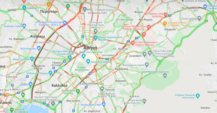 Κίνηση στους δρόμους: Μεγάλη έξοδος για το τριήμερο της 25ης Μαρτίου - Μποτιλιάρισμα στις εθνικές οδούς 