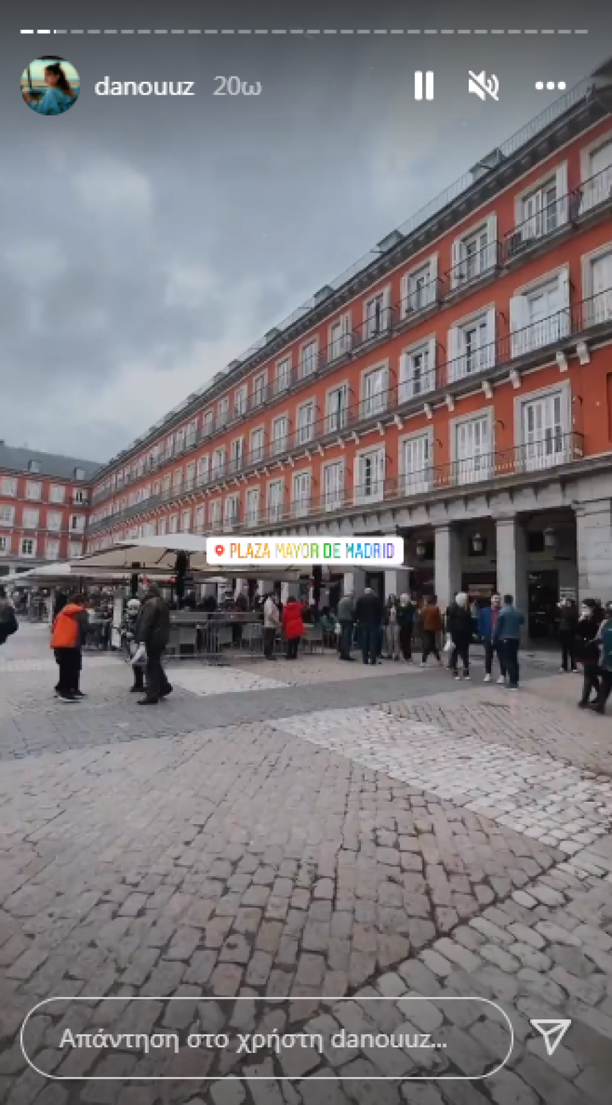 Δανάη Παππά: Το φωτογραφικό άλμπουμ από το ταξίδι με τον σύντροφό της στη Μαδρίτη