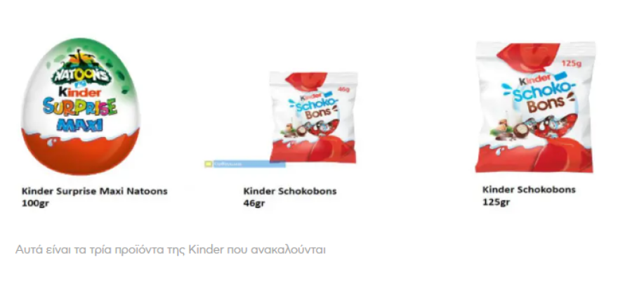 Kinder: H Ferrero εντόπισε την προέλευση της επιδημίας σαλμονέλας