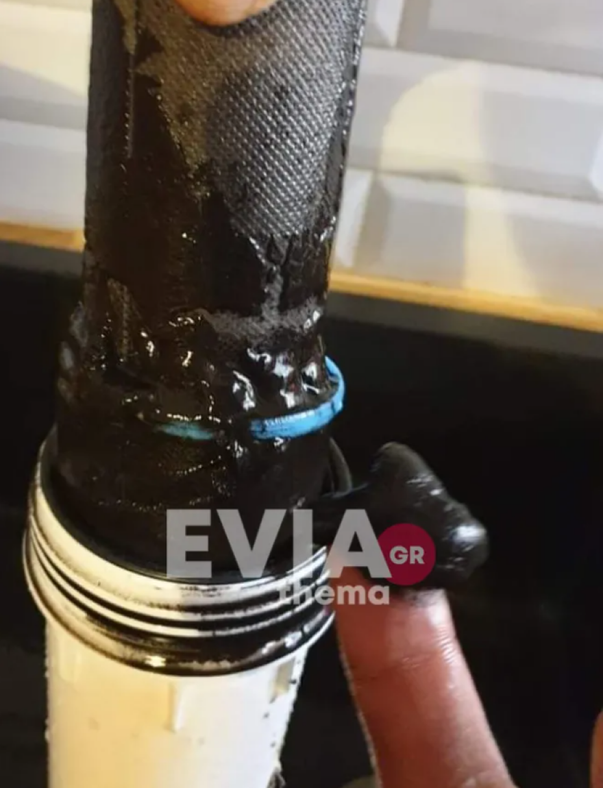 Χαλκίδα: Ακατάλληλο νερό «τρέχει» από τις βρύσες - Πίσσα στις υδραυλικές εγκαταστάσεις