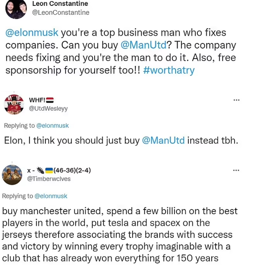 Μάντσεστερ Γιουνάιτεντ: Οι οπαδοί της ζητούν από τον Έλον Μασκ να αγοράσει την ομάδα 