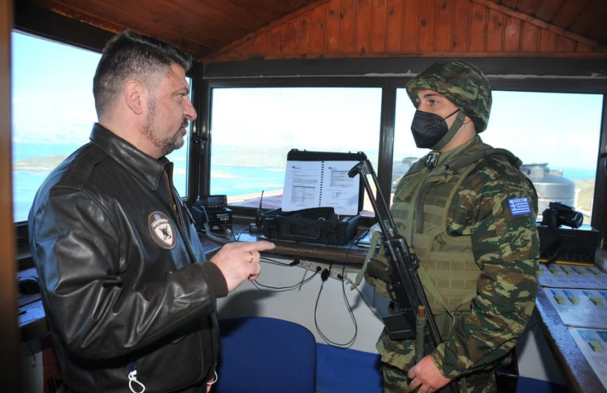 Μήνυμα Χαρδαλιά από τις Οινούσσες: «Τρομοκράτης» η Τουρκία, έτοιμοι να προασπίσουμε τα κυριαρχικά μας δικαιώματα