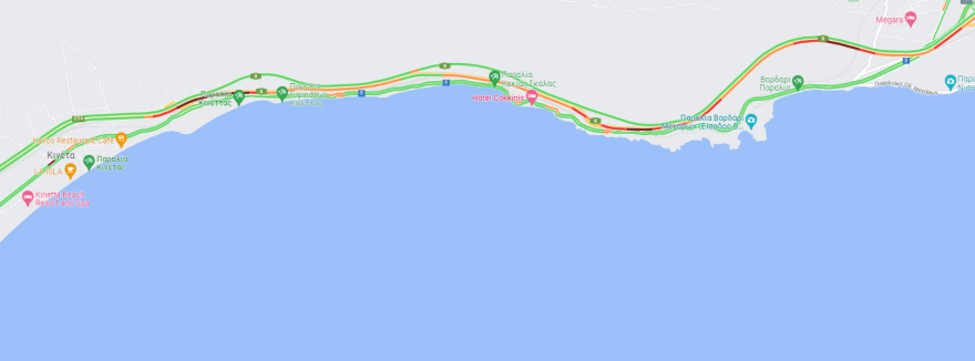 Κίνηση στους δρόμους: Μποτιλιάρισμα στην Αθηνών - Κορίνθου, επιστρέφει άλλο ένα «κύμα» αδειούχων 