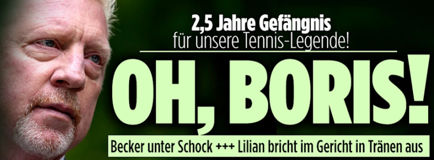 Μπόρις Μπέκερ: Στη φυλακή για 2,5 χρόνια ο πρώην σταρ του τένις 