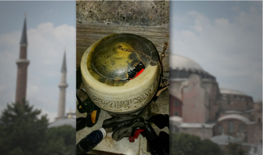 Τουρκία: Έκαναν παπουτσοθήκη ιστορική δεξαμενή νερού στην Αγία Σοφία - Παλιά φωτογραφία λέει η Τουρκία 