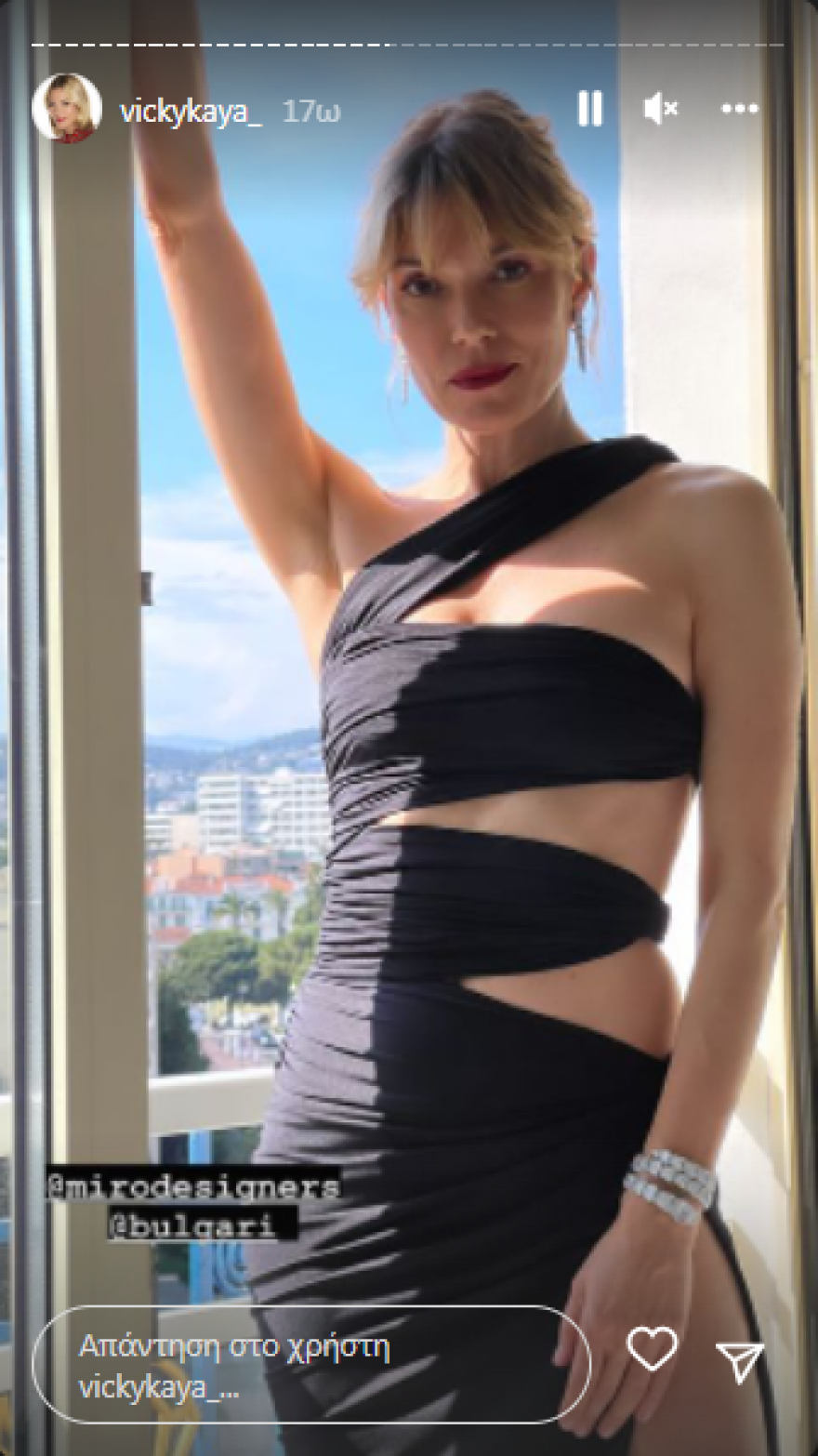 Βίντεο: Η σέξι εμφάνιση της Βίκυς Καγιά στο Φεστιβάλ Καννών