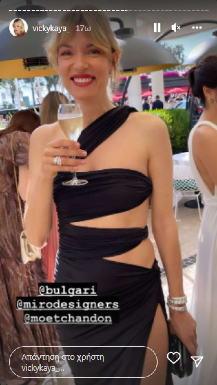 Βίντεο: Η σέξι εμφάνιση της Βίκυς Καγιά στο Φεστιβάλ Καννών