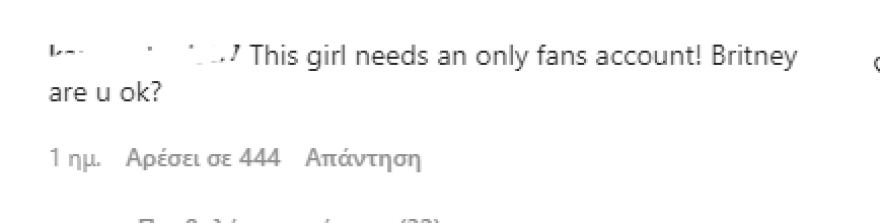 Μπρίτνεϊ Σπίαρς: Τα επικριτικά σχόλια για τις γυμνές της φωτογραφίες λίγο μετά την αποβολή 