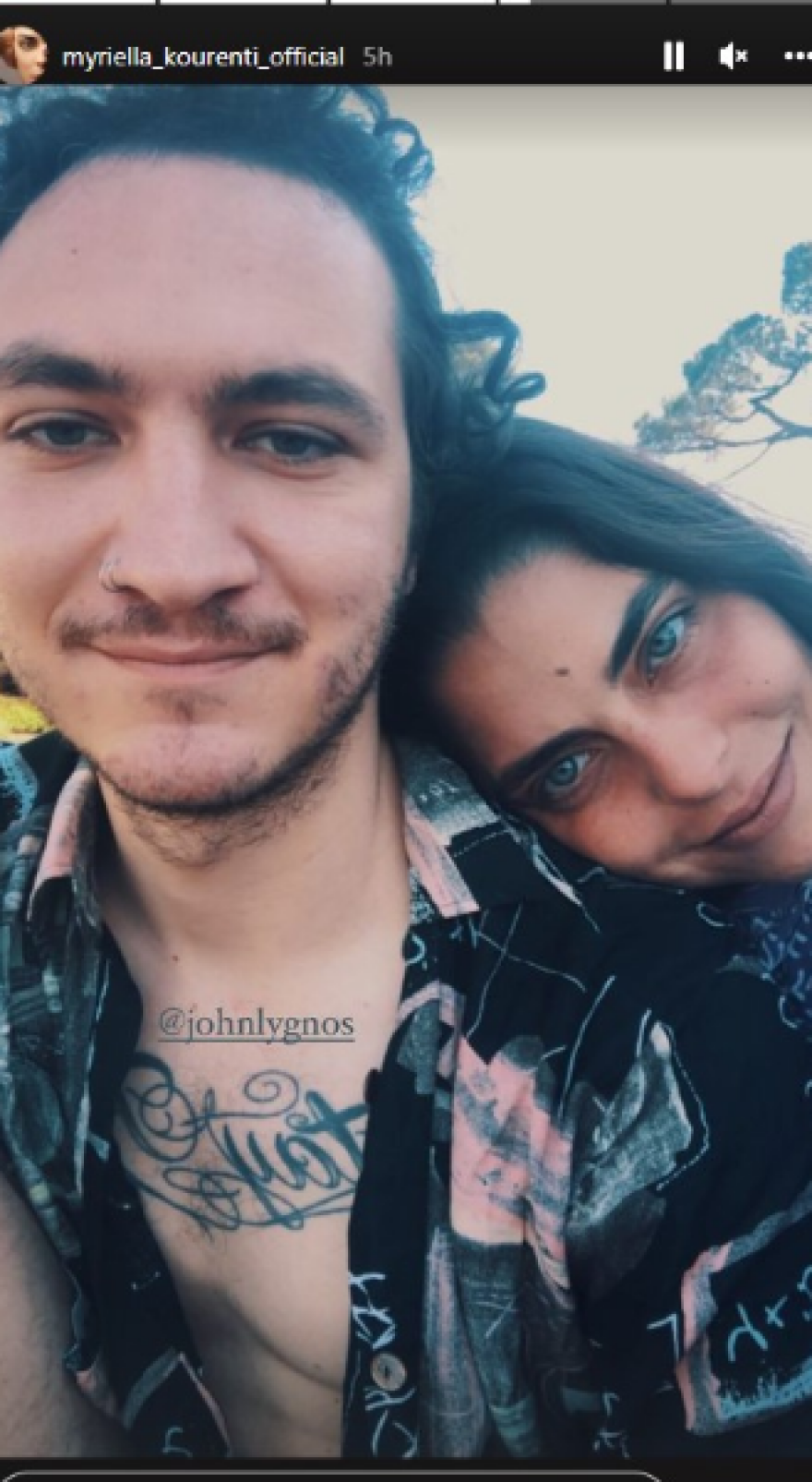 Μυριέλλα Κουρεντή: Το στιγμιότυπο με τον Τζον Λυγνό