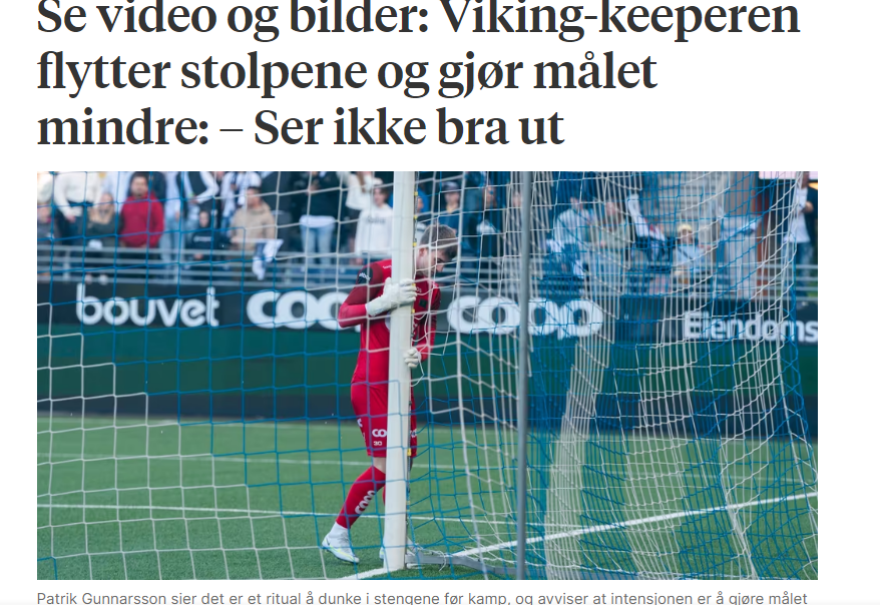 Νορβηγία: Τερματοφύλακας μίκρυνε το τέρμα του! 