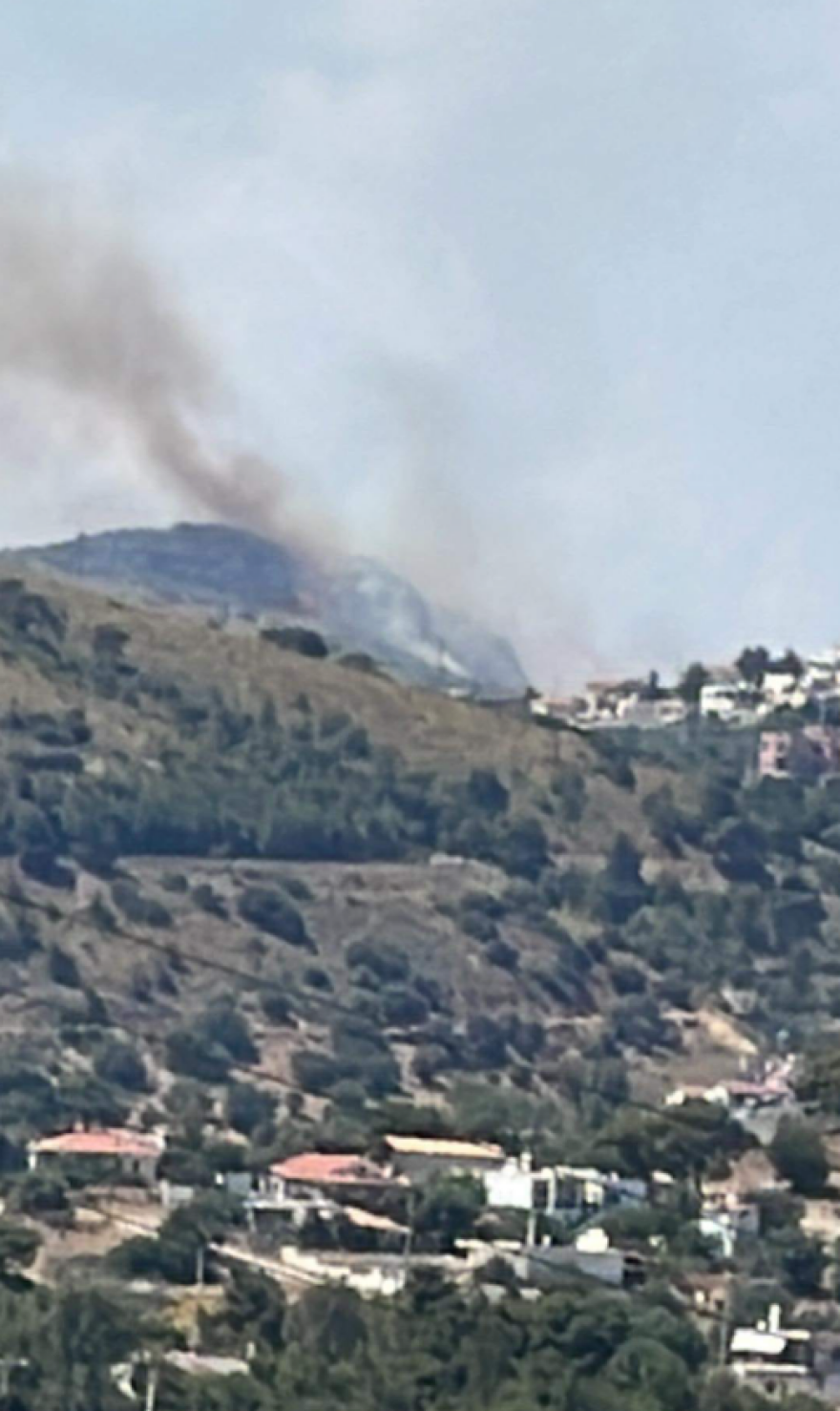 Κερατέα: Δείτε πώς έσβησαν τη φωτιά