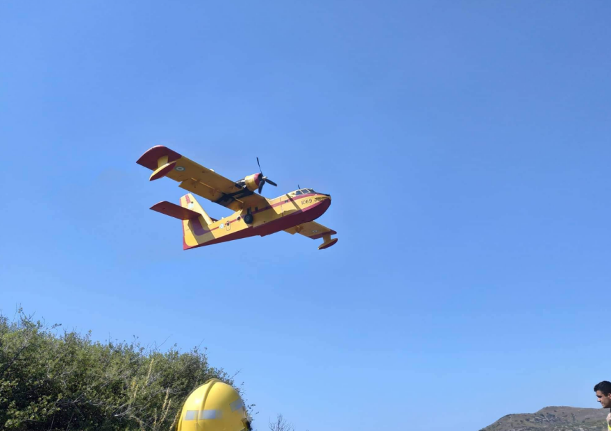 Κερατέα: Δείτε πώς έσβησαν τη φωτιά