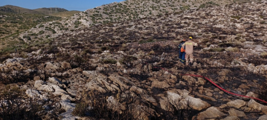 Κερατέα: Δείτε πώς έσβησαν τη φωτιά