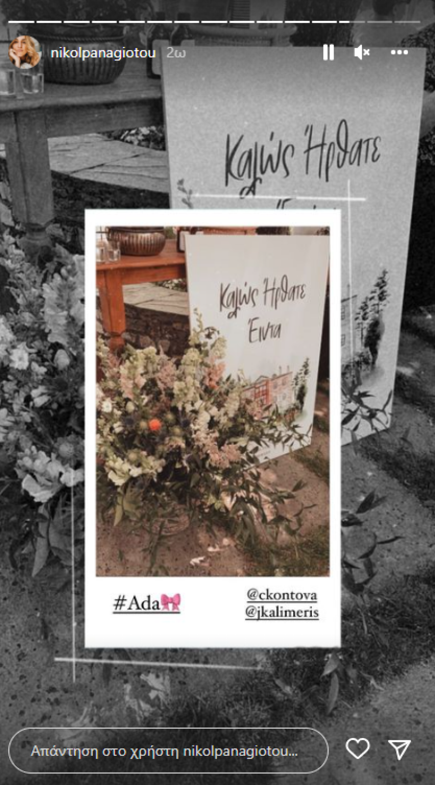 Η Χριστίνα Κοντοβά έκανε πάρτι για την κόρη της, Ada, στο Νυμφαίο της Φλώρινας