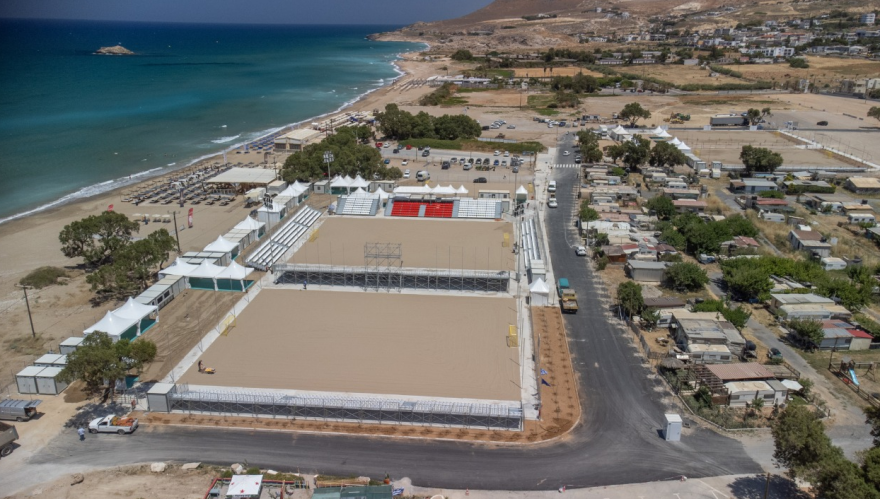 Στο Ηράκλειο Κρήτης το πρώτο υπερσύγχρονο Εθνικό Αθλητικό Κέντρο για αθλήματα άμμου