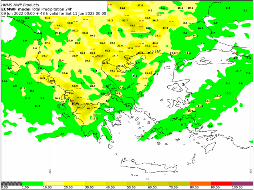 Προειδοποίηση για την κακοκαιρία «GENESIS»: Κίνδυνος για έντονα πλημμυρικά φαινόμενα  