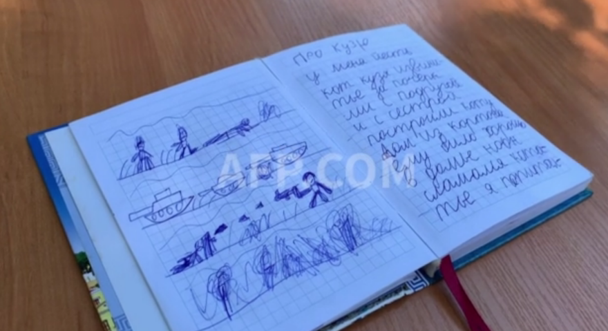 Ουκρανία: Τη φρίκη του πολέμου παρουσιάζει στο ημερολόγιό του ένας 8χρονος από τη Μαριούπολη