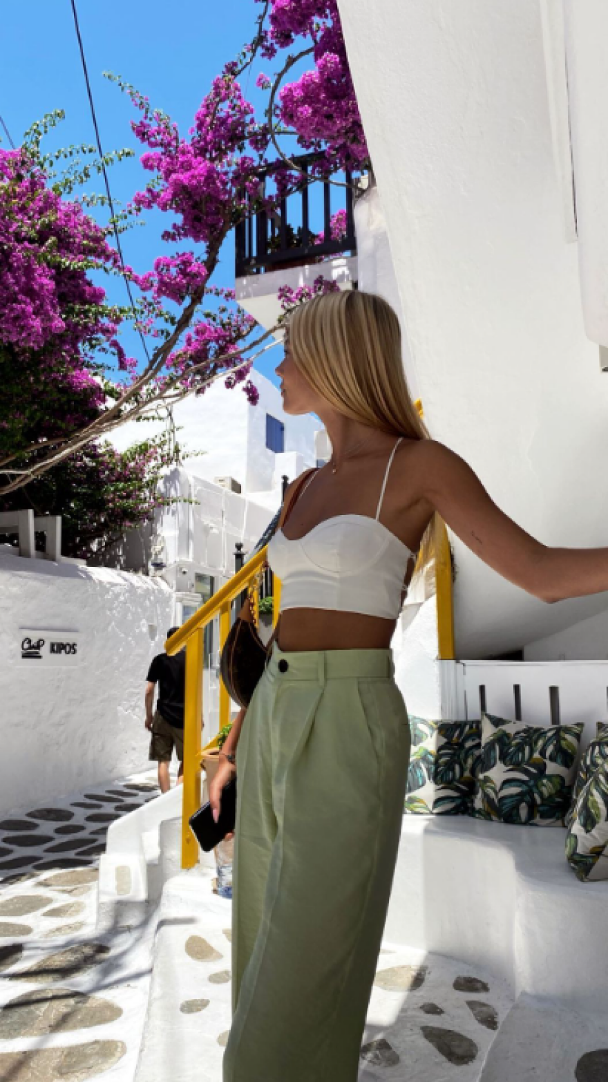 Μισέλ Γκέρζιγκ: Διακοπές στη Μύκονο μαζί με τον Κουρτουά 