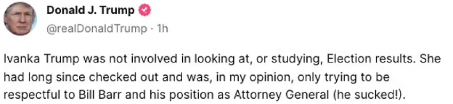 Οργή Τραμπ για την κόρη του Ιβάνκα που δεν είδε νοθεία στις εκλογές του 2020