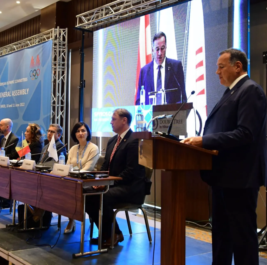 Σκόπια - Καπράλος: «Ακόμη και όταν ο κόσμος είναι διχασμένος, ο αθλητισμός μπορεί να ενώσει»