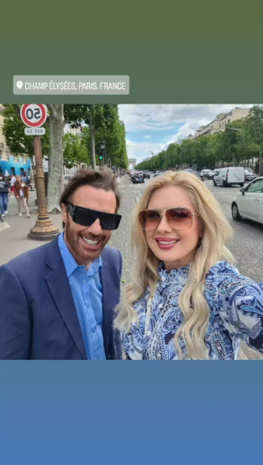 Στράτος Τζώρτζογλου: Ζει τον έρωτά του με τη Σοφία Μαριόλα στο Παρίσι - Η επέτειος του γάμου τους