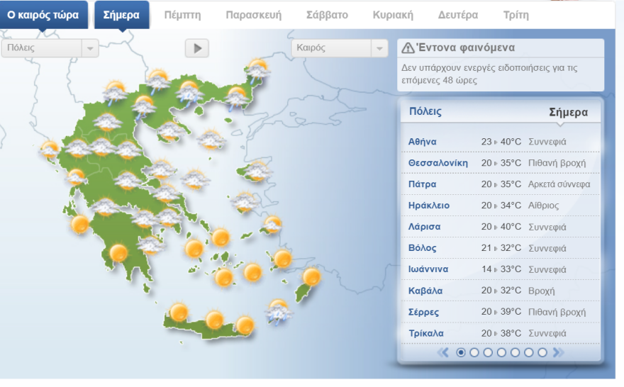 Καιρός:  Νέο «κύμα» ζέστης από την Κυριακή, πού θα δούμε 40άρια αύριο - Δείτε νέους χάρτες