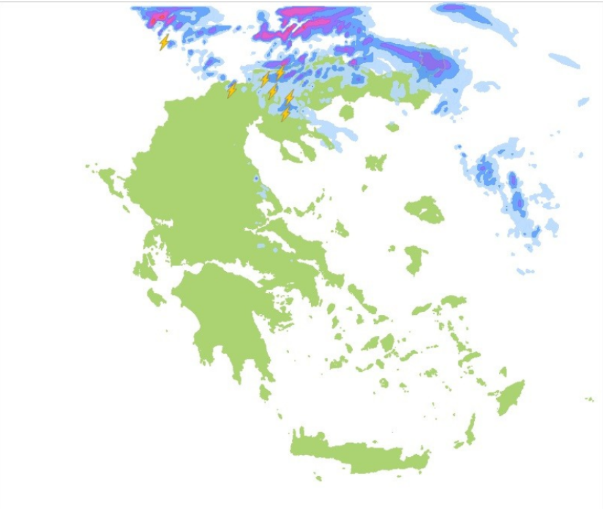Καιρός: Πού θα ξεπεράσει η θερμοκρασία τους 40 βαθμούς σήμερα,  χάρτης για την Αττική