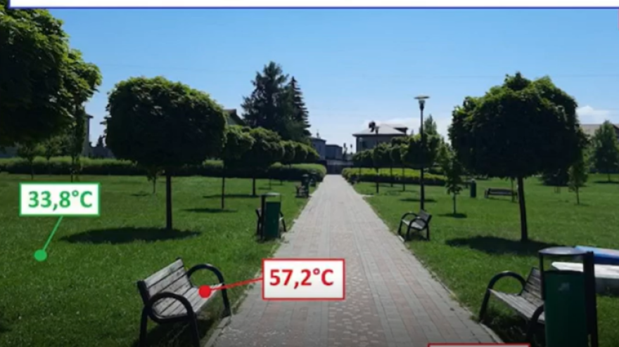 Καιρός - Καύσωνας: Εντυπωσιακή πτήση πάνω από την Αθήνα με θερμική κάμερα, εικόνα από το Ζάππειο 