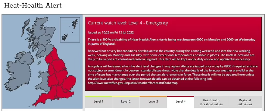 Καύσωνας: Στη δίνη της ακραίας ζέστης η Βρετανία - Κατάσταση έκτακτης ανάγκης για τη Δευτέρα με 41 βαθμούς 