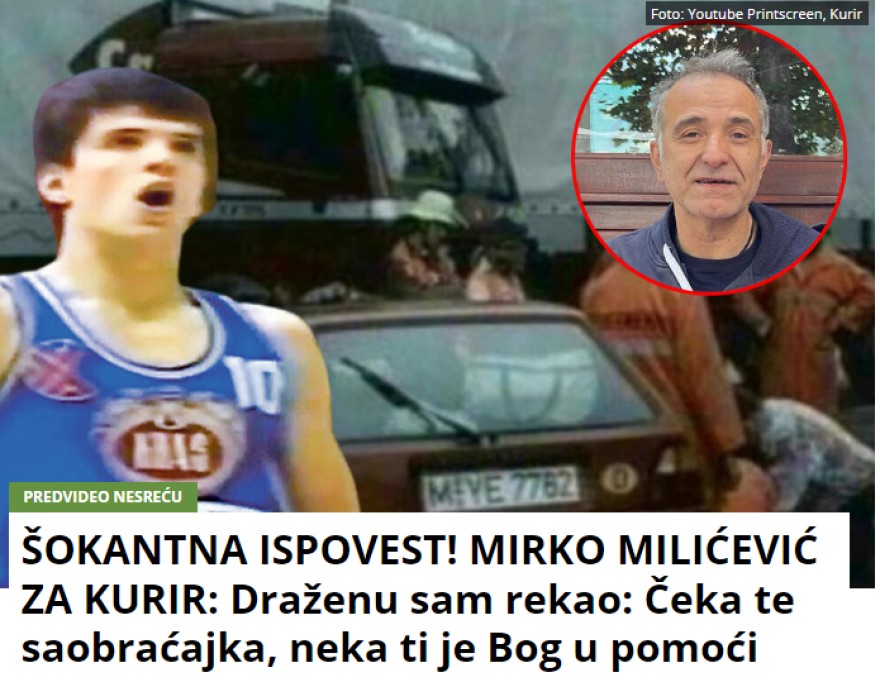 Μίρκο Μιλίσεβιτς: «Είδα τον θάνατο του Ντράζεν»