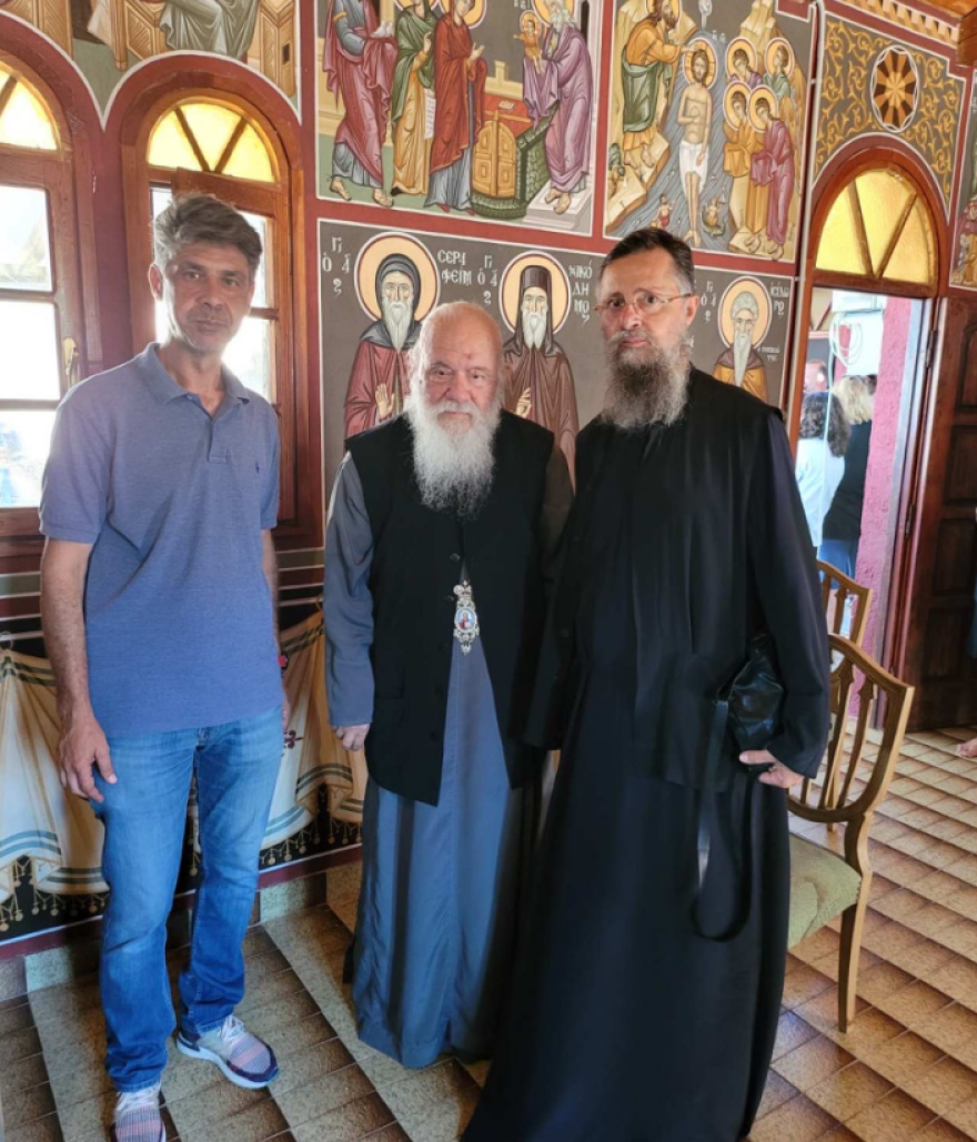 Αρχιεπίσκοπος Ιερώνυμος: Επισκέφθηκε τη νήσο Άμπελο, όπου ασκήτευσε ο Όσιος Λουκάς