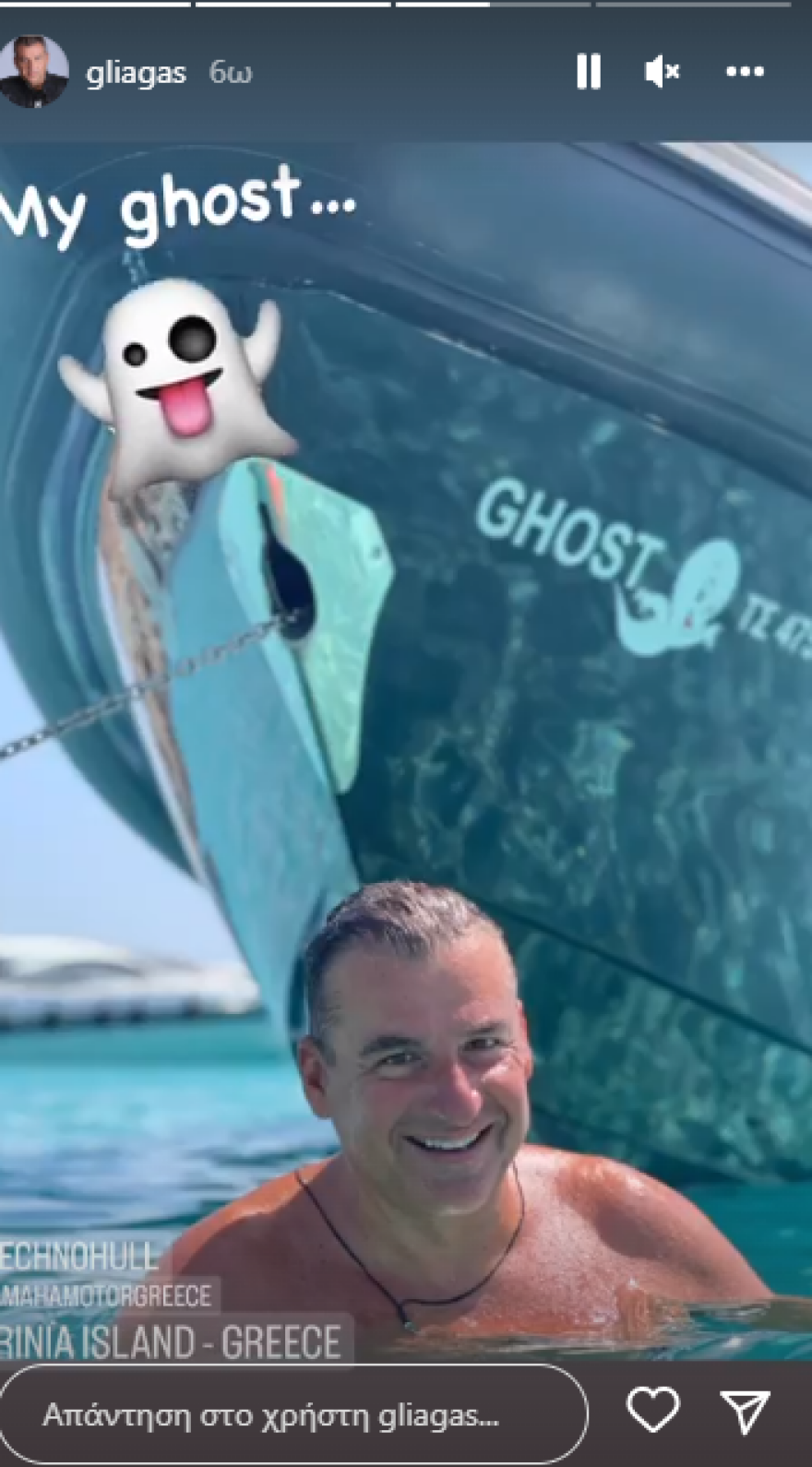 Γιώργος Λιάγκας: Έκανε κατακόρυφο μέσα στη θάλασσα
