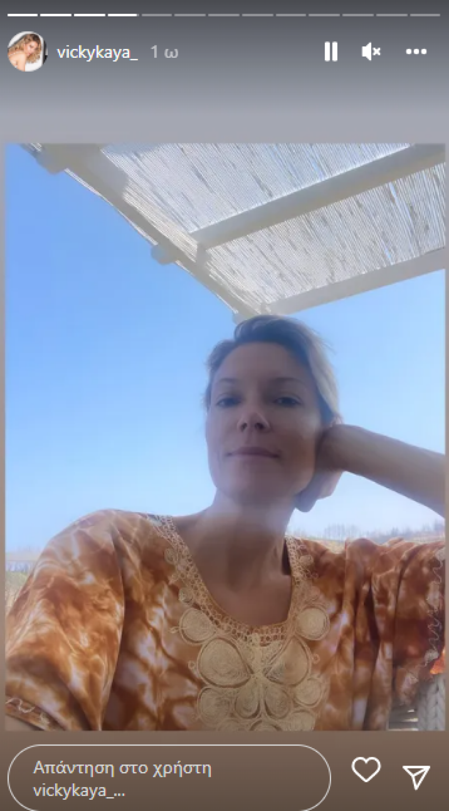 Βίκυ Καγιά: Ποζάρει χωρίς μακιγιάζ στο Instagram