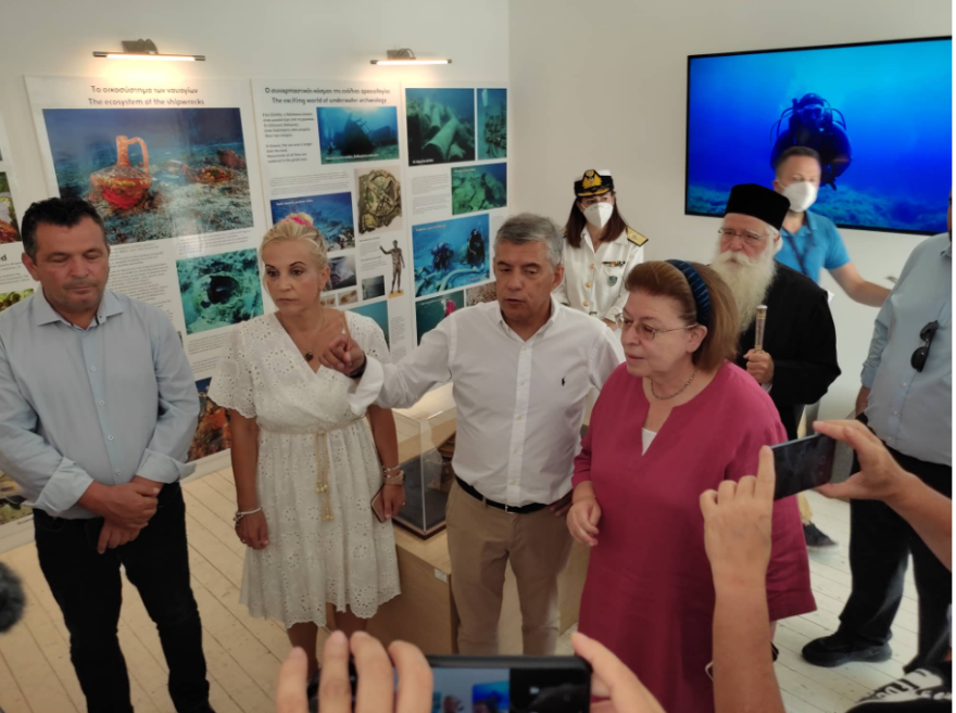 Τρία νέα υποβρύχια μουσεία παραδόθηκαν στο κοινό προς επισκεψιμότητα παρουσία της Λίνας Μενδώνη